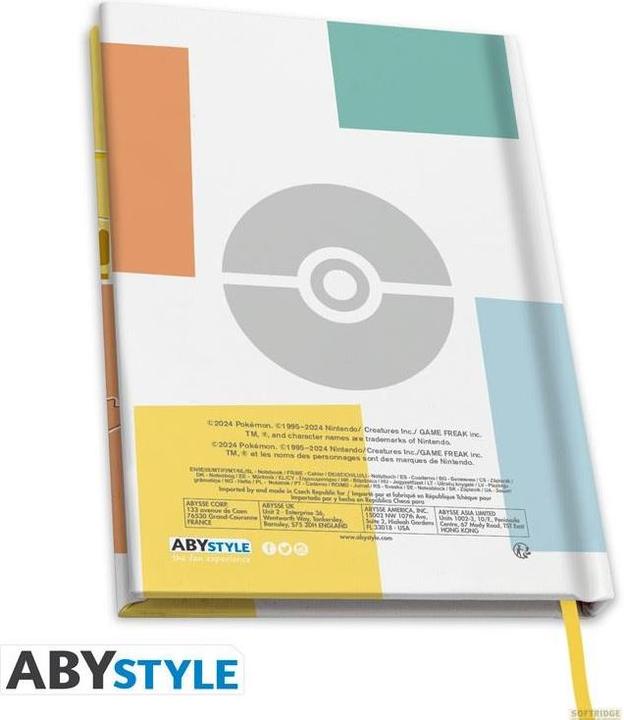 Image du produit ABYstyle Pokemon A5 Notebook: Kanto Starters (A5)