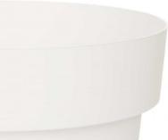 Ibergarden white plastic pot 16cm diameter (16 cm)