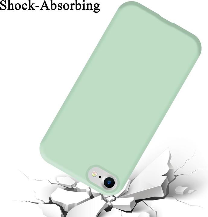 Immagine prodotto Cadorabo Copertura della cassa del silicone liquido TPU (Apple iPhone 7, Apple iPhone SE (seconda generazione))