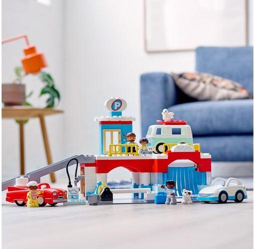 Produktbild LEGO Parkhaus mit Autowaschanlage (10948)