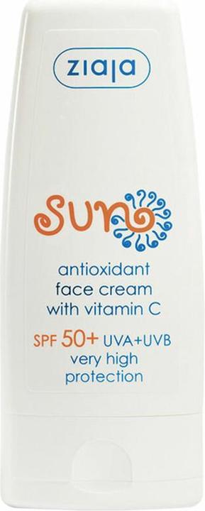 Immagine prodotto Ziaja Crema solare antiossidante con vitamina C SPF 50+ (Crema viso) 50 ml (Crema solare viso, SPF 50, 50 ml)