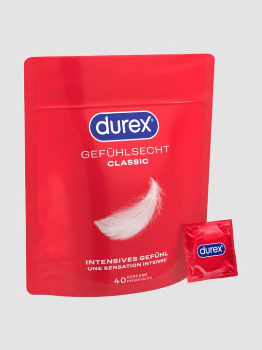 Produktbild Durex Gefühlsecht Classic (40 Stk.)