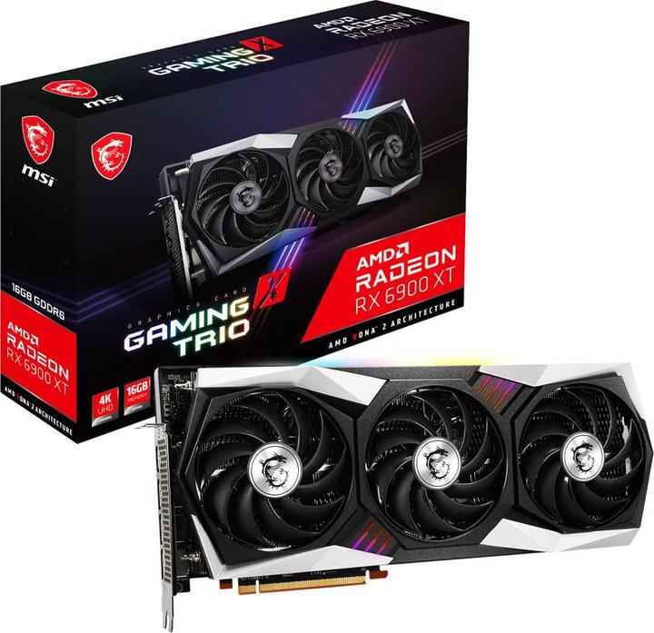 Image du produit MSI Radeon RX 6900 XT Gaming X Trio 16G (16 Go)