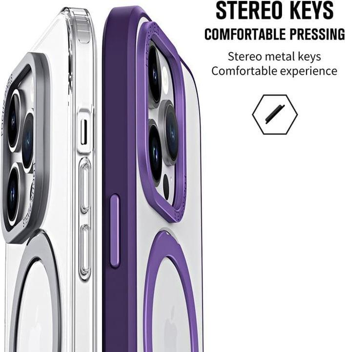 Immagine prodotto RPD iPhone 16 Pro Max - Custodia Magsafe Stand argento (Apple iPhone 16 Pro Max)
