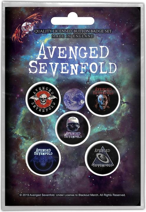 Produktbild Avenged Sevenfold Abzeichen The Stage 5erPack Kunststoff Metall