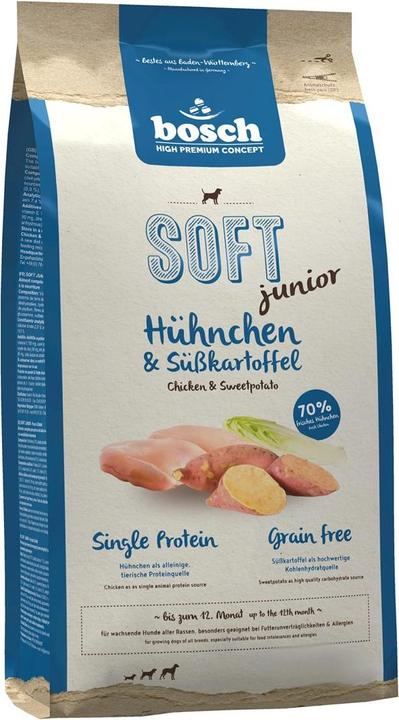 Produktbild Bosch Petfood High Premium Soft Halbfeuchtfutter Junior Huhn & Süsskartoffel (Junior, 1 Stk., 2500 g)