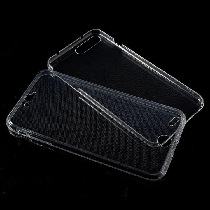 Produktbild König Design Apple iPhone 8 Plus Full Body 360 Silikon Schutzhülle Handyhülle Case Hülle Klar (Apple iPhone 8 Plus)