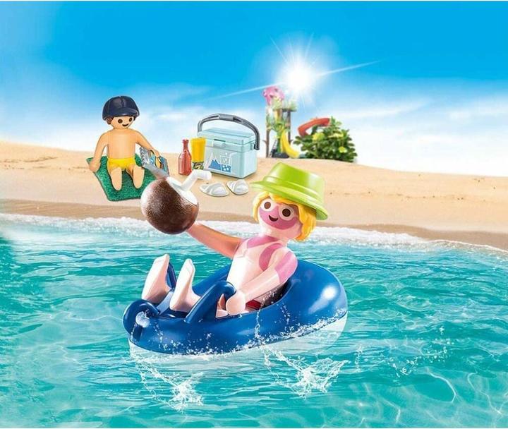 Image du produit Playmobil Vacancier avec coups de soleil et bouée (70112, Playmobil Family Fun)