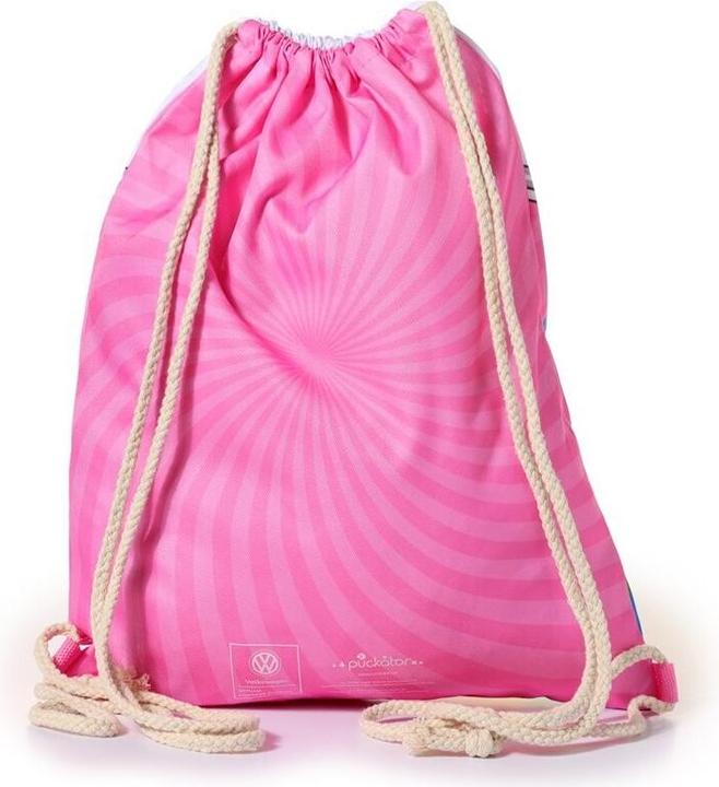 Actual product image Puckator Volkswagen Bulli VW Bus T1 Summer Love Drawstring Bag