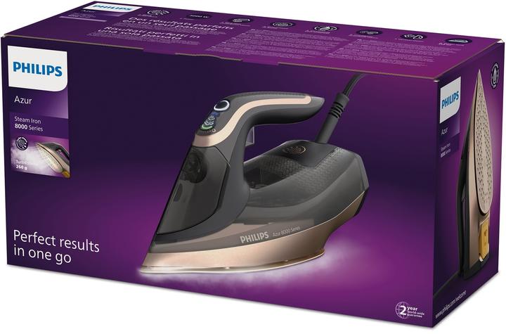 Immagine prodotto Philips Ferro da stiro a vapore serie Azur 8000 DST8041/80 (3000 W, 260 g/min)