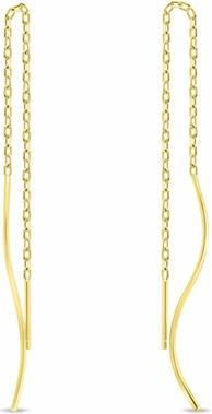 Brilio Silver - Fashion gold plated earring EA696Y