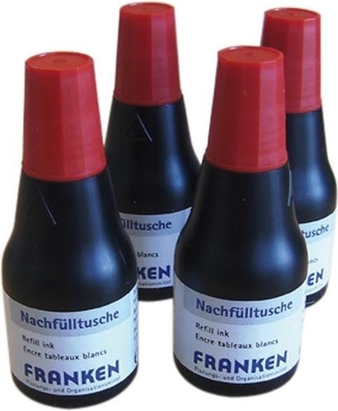 Image du produit Franken Recharge pour marqueurs et marqueurs Jumbo (Recharge d'encre de marqueur, Rouge)