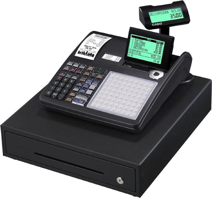 Actual product image Casio SE-C3500MB Cash register with thermal printing