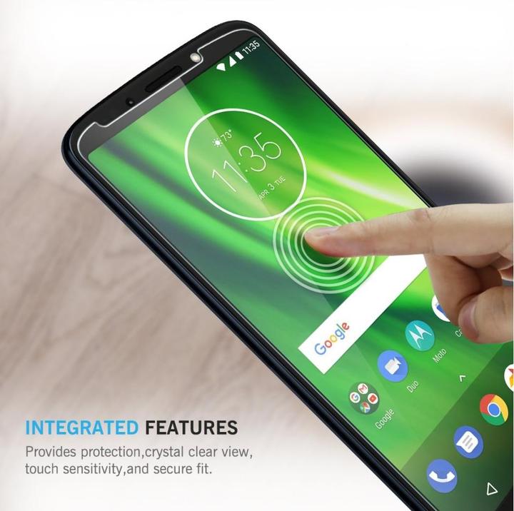 Immagine prodotto Screenguard Motorola Moto G6 Plus Pellicola protettiva in vetro Custodia Design amichevole (1 Pezzo/i, Motorola Moto G6 Plus)