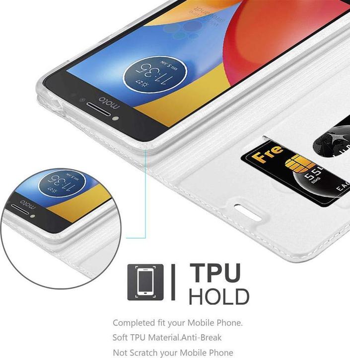 Immagine prodotto Cadorabo Copertina in stile libro di classe (Motorola Moto E4)
