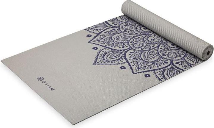Actual product image Gaiam Sundial Flower Yoga Mat 5 mm Classic Printed (5 mm)