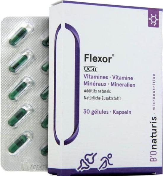 Image du produit B'Onaturis Flexor avec UCII Collagène Vitamines Minéraux 3x (90 pièce(s), Capsules, 66 g)