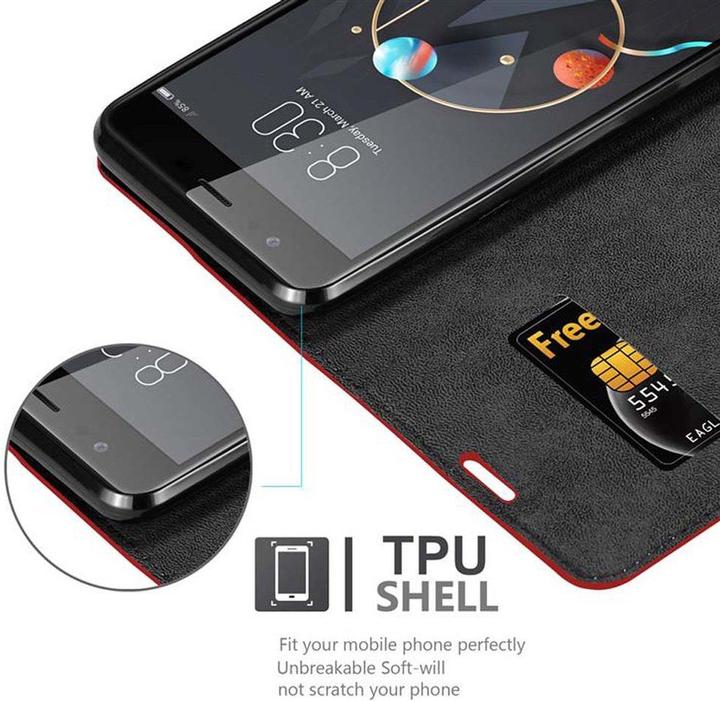 Actual product image Cadorabo Book Invisible Magnet Cover (ZTE Nubia M2)