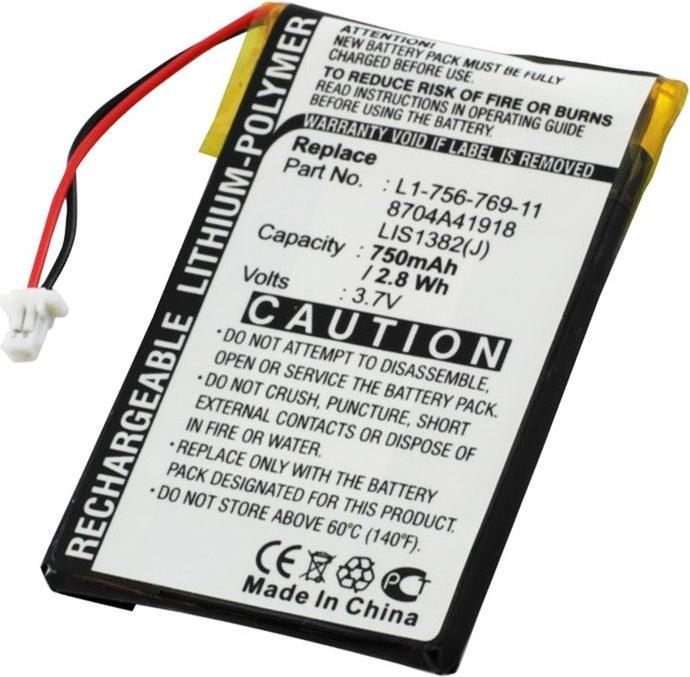 Actual product image Sony Battery PRS-500, PRS-505, PRS-700, PRSA-CL1 (Device specific, 750 mAh)