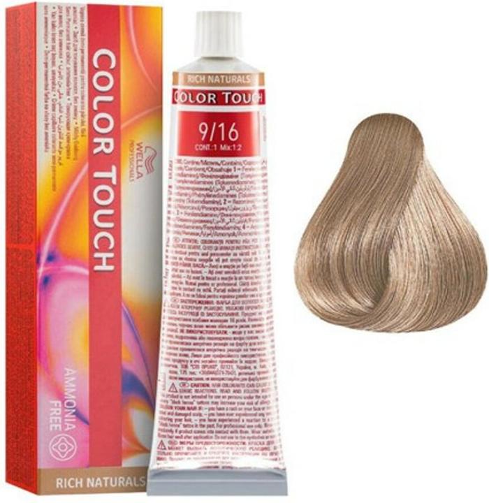 Immagine prodotto Wella Color Touch Rich Naturals 9/16 colore dei capelli (9, 16)
