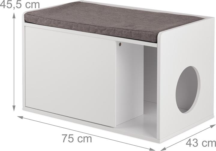 Produktbild Relaxdays Katzenschrank (Katzenklo geschlossen)