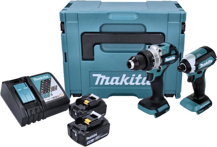 Produktbild Makita DLX 2432 TJ Akku Combo Kit DDF 486 Akku Bohrschrauber + DTD 153 Akku Schlagschrauber + 2x Akk (Akkubetrieb)