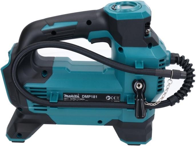 Produktbild Makita DMP 181 RA Akku Kompressor 18 V 11,1 bar + 2x Akku 2,0 Ah + Ladegerät (11.10 Bar)
