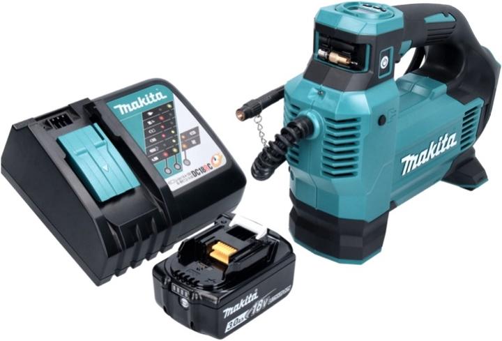 Immagine prodotto Makita DMP 181 RF1 Compressore a batteria 18 V 11,1 bar + 1x batteria 3,0 Ah + caricabatterie (11.10 bar)