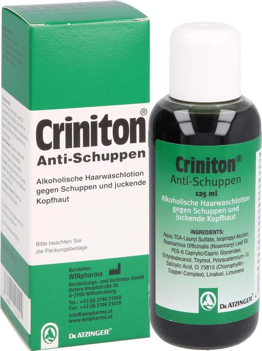 Actual product image Kanzlsperger Criniton Anti-Dandruff Hair Wash Lotion, 125 ml solution (125 ml)