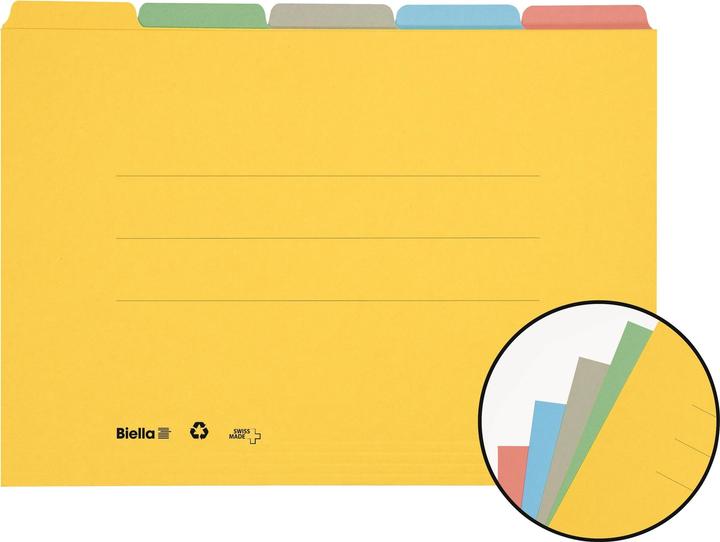 Actual product image Biella register folder (A4, 5 x)