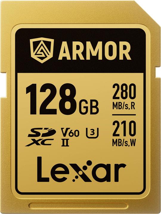 Image du produit Lexar Armor Gold (128 Go, SDXC, U3, UHS-II)
