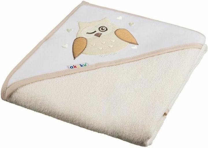 Produktbild Akuku Babyhandtuch mit Kapuze, 100x100 cm, braun
