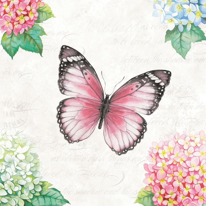 Produktbild Ambiente Schmetterling Rose (20 x, 33 x 33 cm)