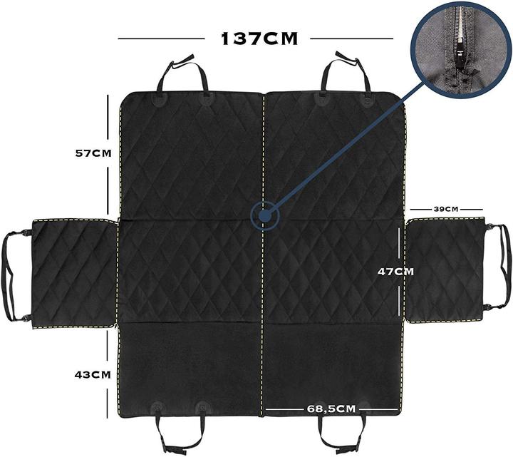 Actual product image Heldenwerk Backseat choke blanket for dogs