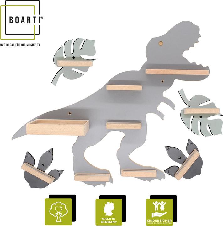 Actual product image VCM Dinosaur shelf for children's Toniebox Tonies