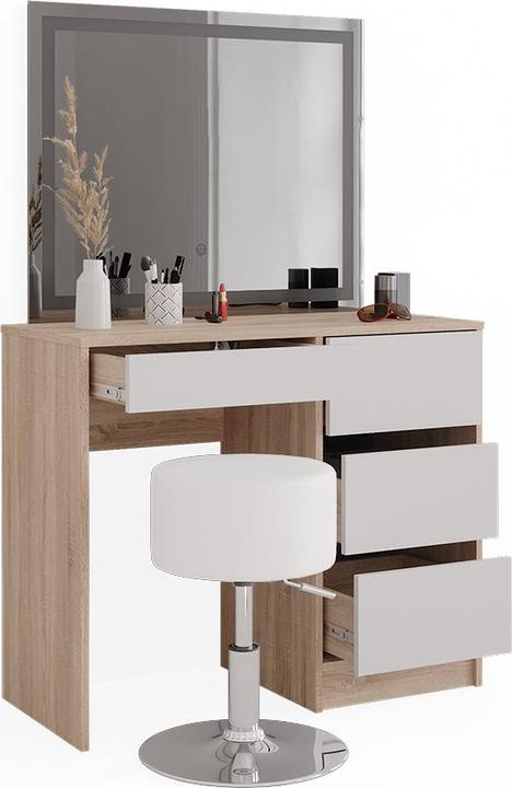 Image du produit Vicco Sherry avec tabouret et éclairage (90 x 75 x 40 cm)