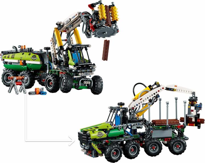 Actual product image LEGO Harvester Forest Machine (42080, LEGO Technic)