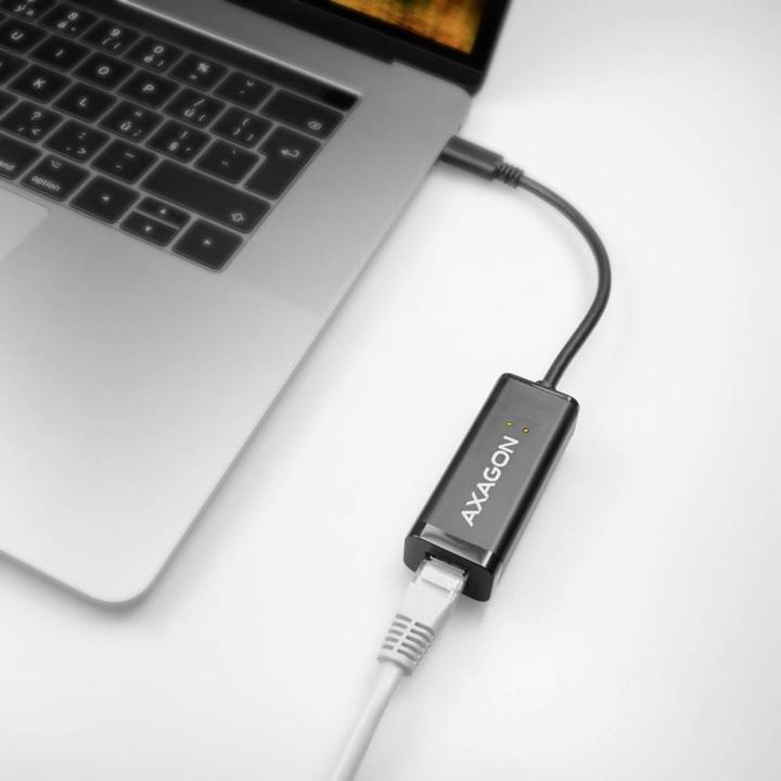 Immagine prodotto Axagon ADE-SRC Adattatore Gigabit Ethernet 10/100/1000 - USB 3.1 Tipo C (USB-C, RJ45 (1x))