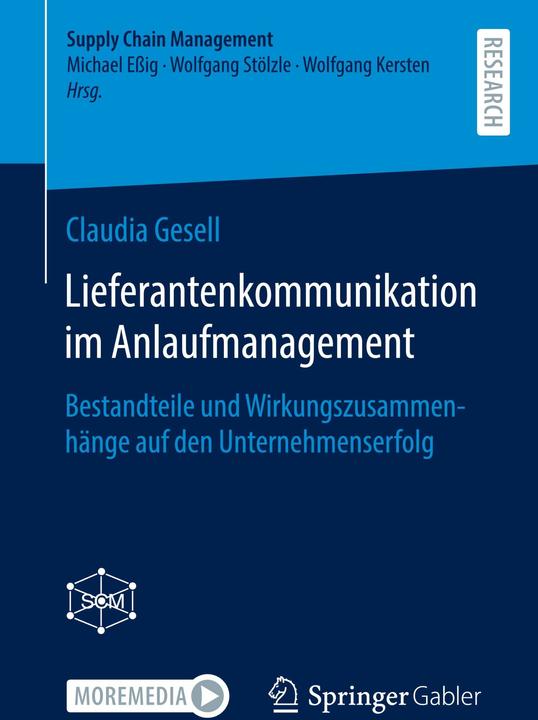 Produktbild Lieferantenkommunikation im Anlaufmanagement (Deutsch, Claudia Gesell, 2024)