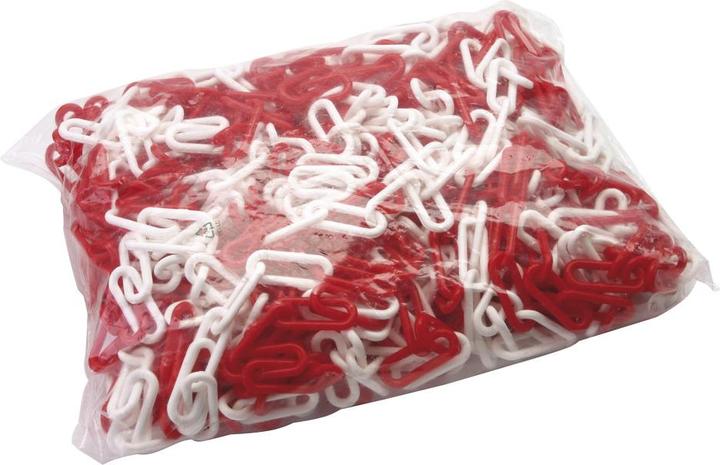 Dönges Absperrkette, rot/weiss, 10 m (10 m)