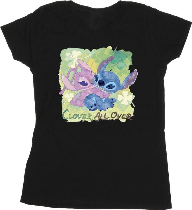 Produktbild Disney Lilo And Stitch St Patrick's Day Clover TShirt (L)
