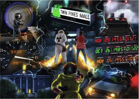 Productafbeelding Ravensburger Puzzel 12000278 - Back to the Future - 1000 stukjes Universele VAULT Puzzel voor (1000 onderdelen)