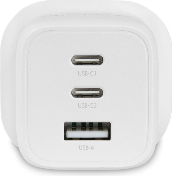 Image du produit Dicota Compact 3-Port GaN Wall Charger (65W) UK white (65 W)