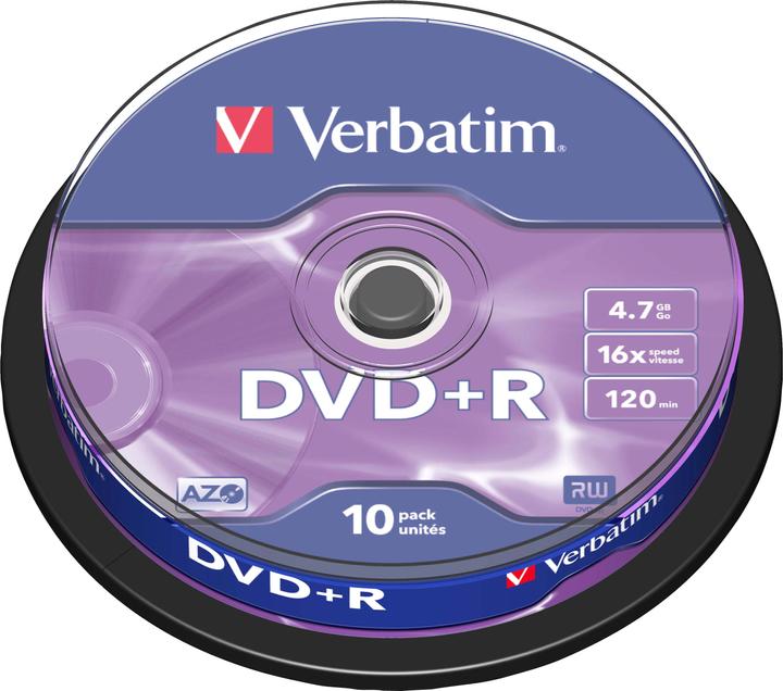 Produktbild Verbatim Dvd+R (10 x)
