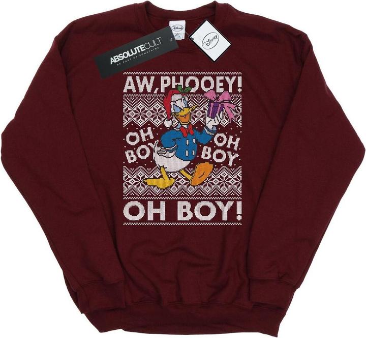 Immagine prodotto Disney Donald Duck Christmas Fair Isle Felpa Donna (L)