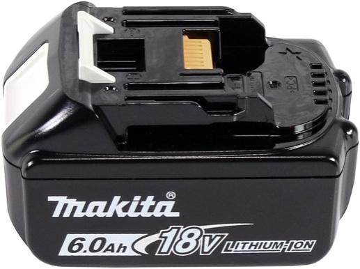 Produktbild Makita DMP 181 G1J Akku Kompressor 18 V 11,1 bar + 1x Akku 6,0 Ah + Makpac - ohne Ladegerät (11.10 Bar)