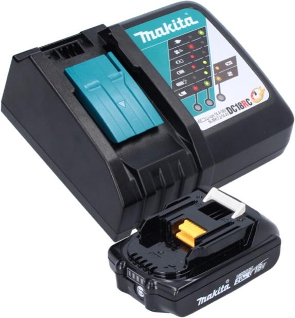 Produktbild Makita DMP 181 RA1J Akku Kompressor 18 V 11,1 bar + 1x Akku 2,0 Ah + Ladegerät + Makpac (11.10 Bar)