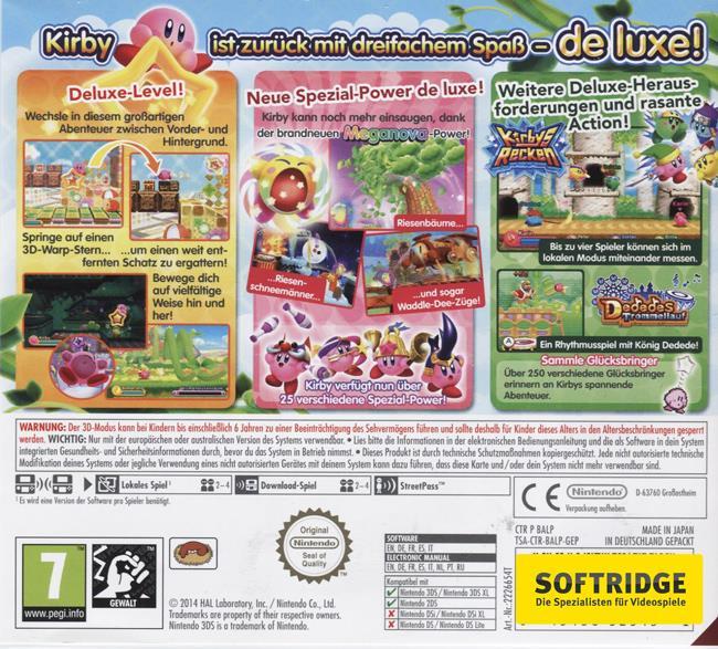 Immagine prodotto Nintendo Seleziona: Kirby Triple Deluxe (3DS)