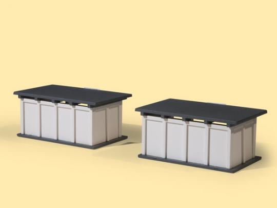 Actual product image Auhagen 11419 H0 Bus shelter