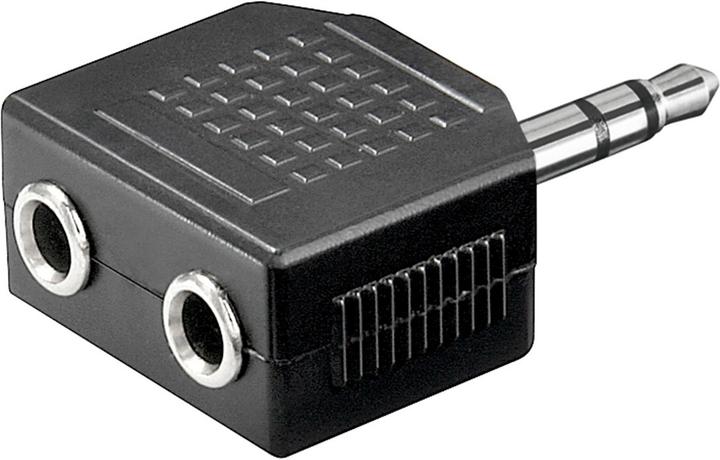 Goobay Headphone adapter AUX, jack 3.5 mm 1 to 2 (Audio Splitter)